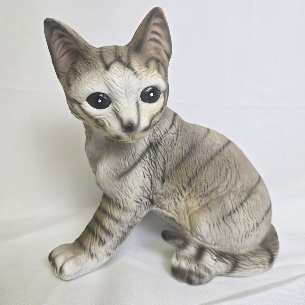 Price Products Ceramic Cat Figurine Vintage 70s 80s Taiwan 7"